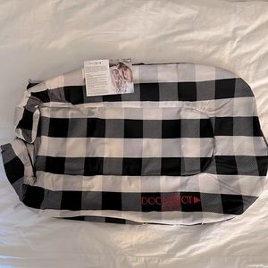 Dock A Tot Deluxe+ Cover Charcoal Buffalo